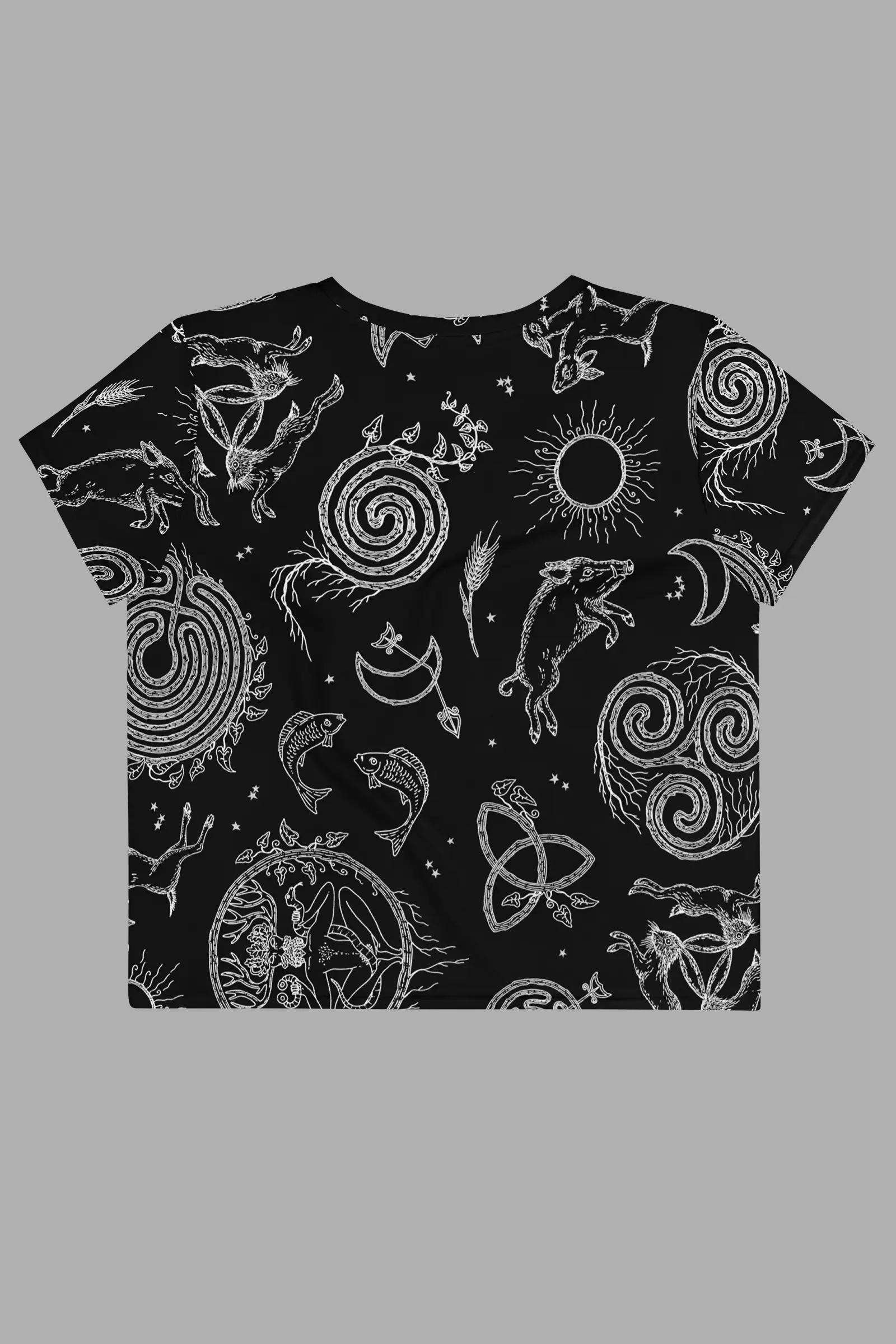 lughnasadh print crop tee 2