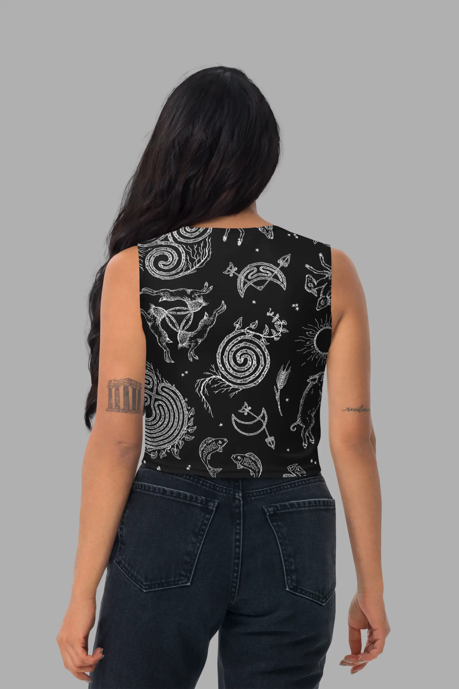 lughnasadh print crop top 5