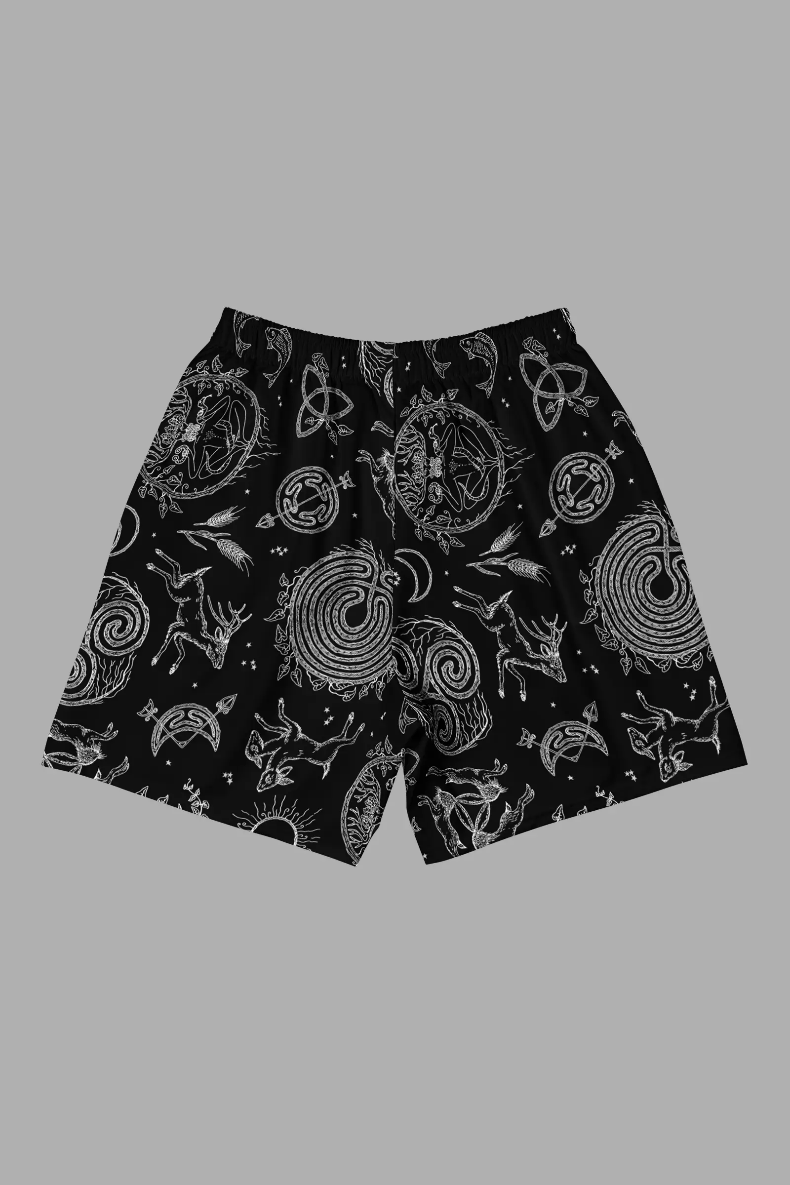 lughnasadh print unisex athletic long shorts