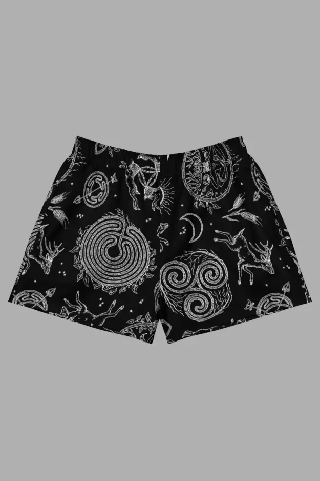 lughnasadh print unisex athletic shorts 1