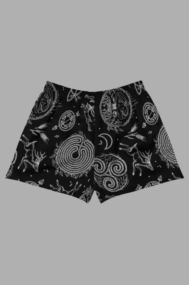 lughnasadh print unisex athletic shorts 2