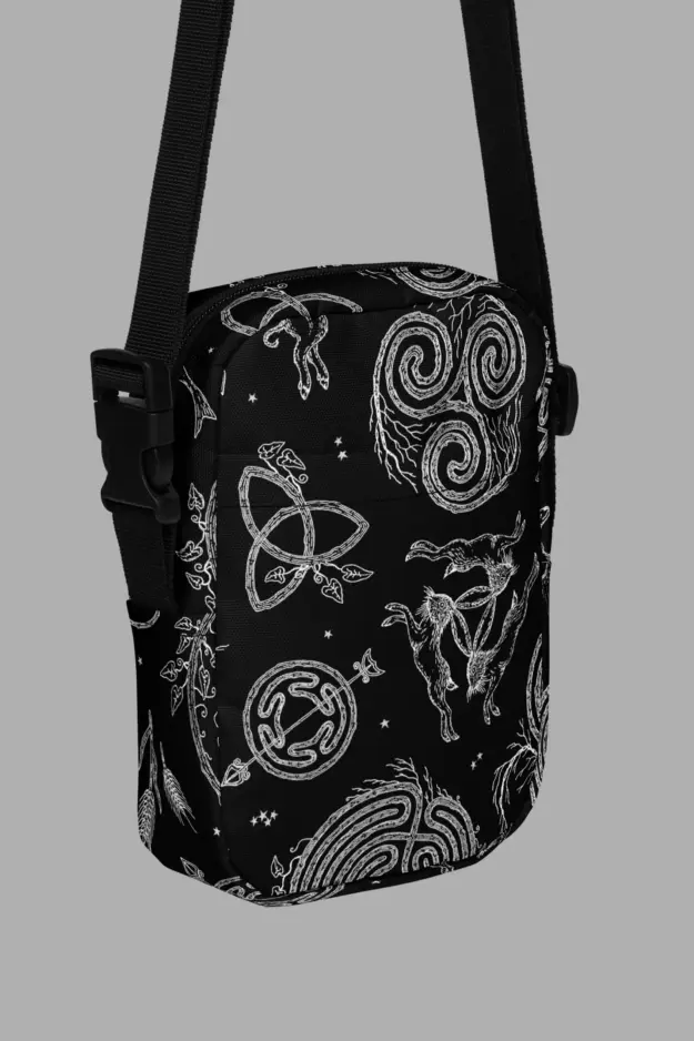 lughnasadh print utility crossbody bag 2