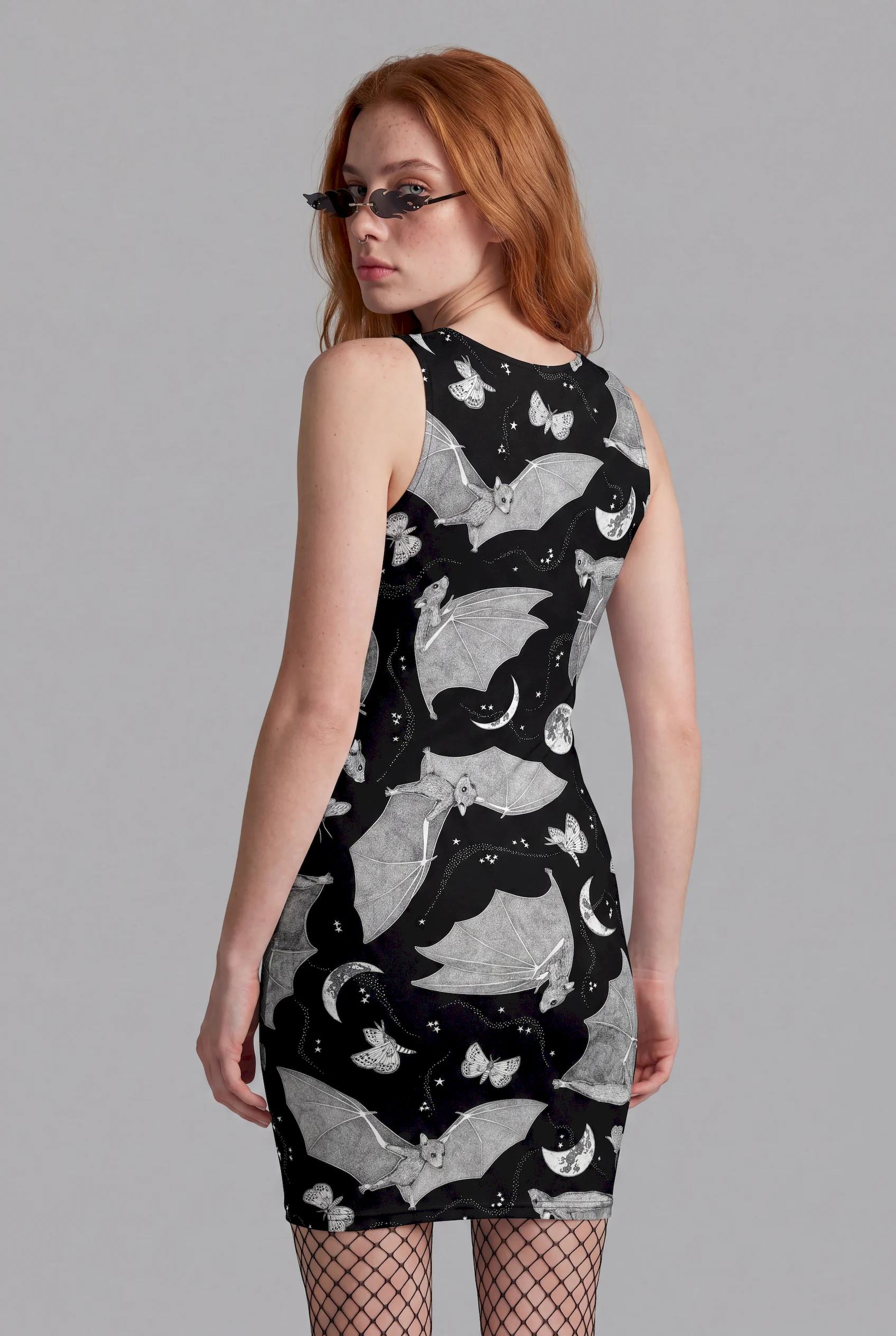 moon dance bodycon dress