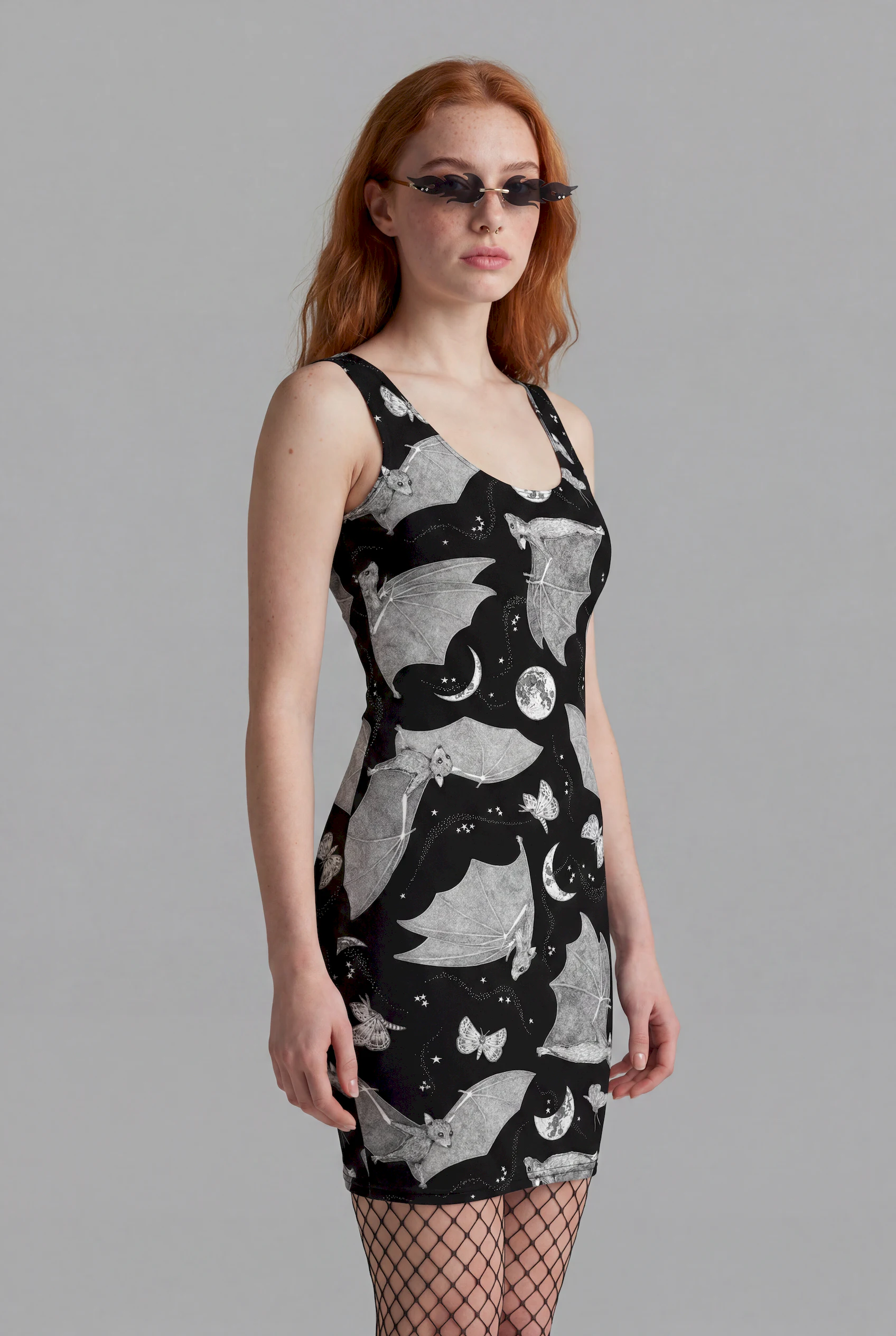moon dance bodycon dress