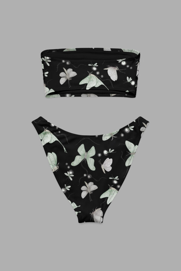 moonflight print bandeau bikini4