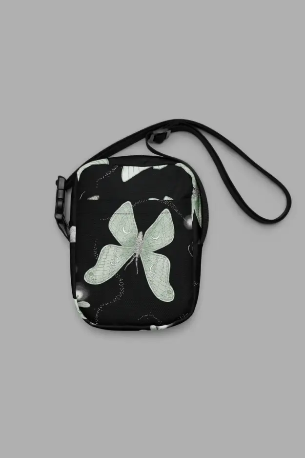 moonflight print utility crossbody bag 2