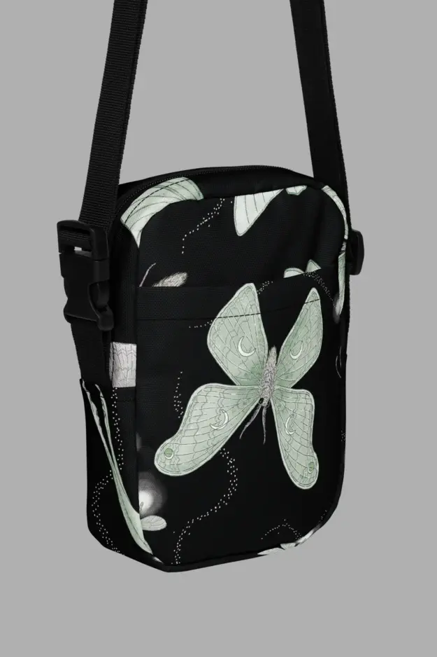 moonflight print utility crossbody bag 3