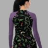 nightshade print rash guard back