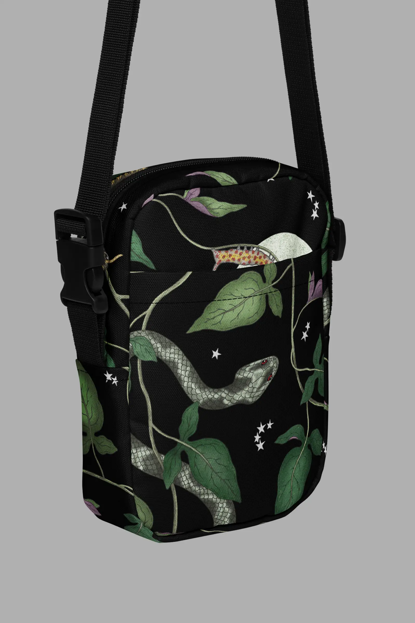 nightshade print utility crossbody bag 2