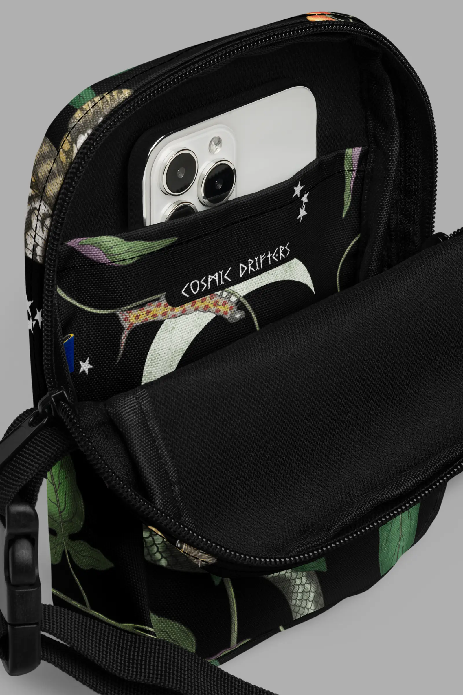 nightshade print utility crossbody bag 5