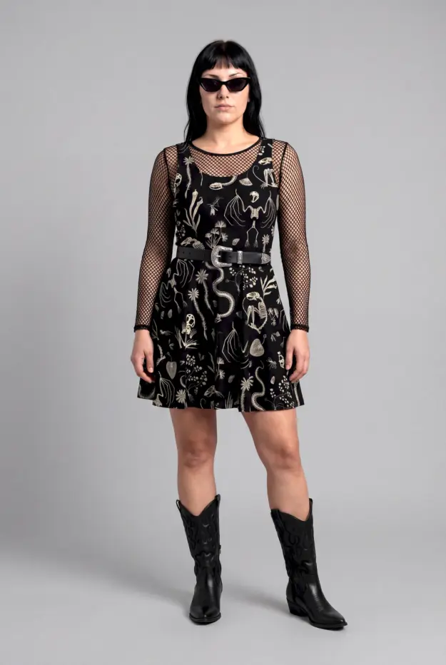 ossium print skater dress
