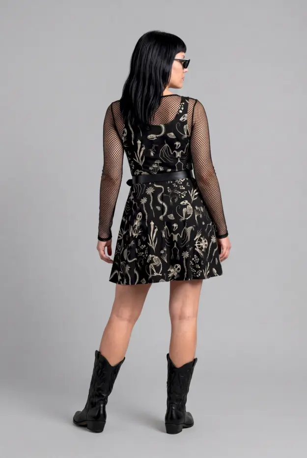 ossium print skater dress