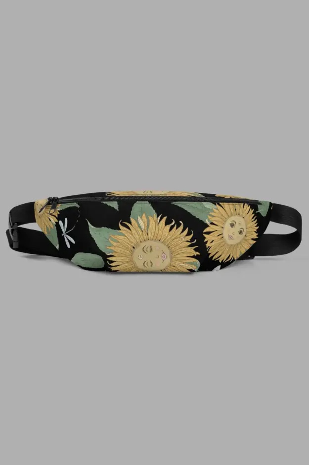 sunflower daze print fanny pack 2