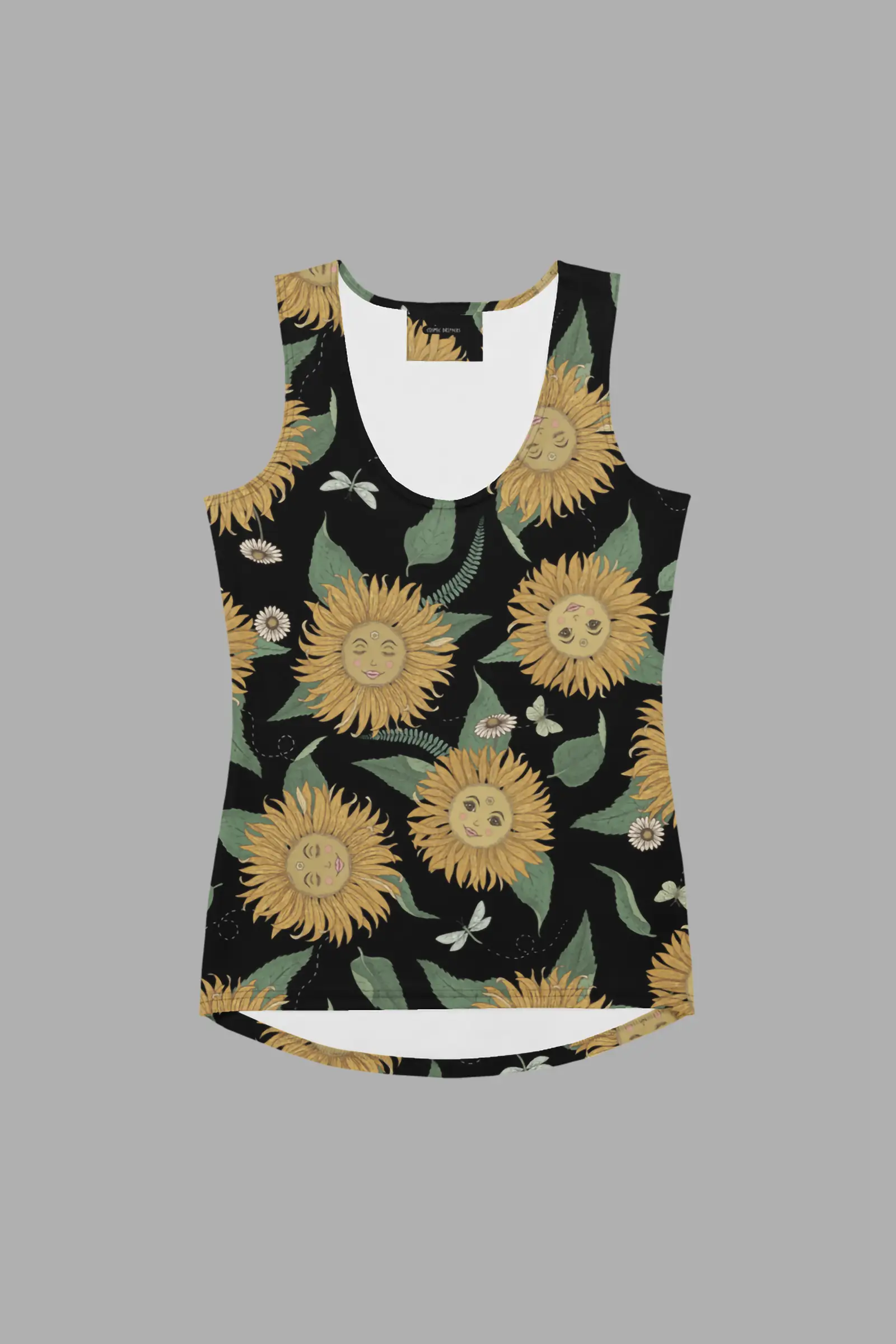 sunflower daze tank top flat1