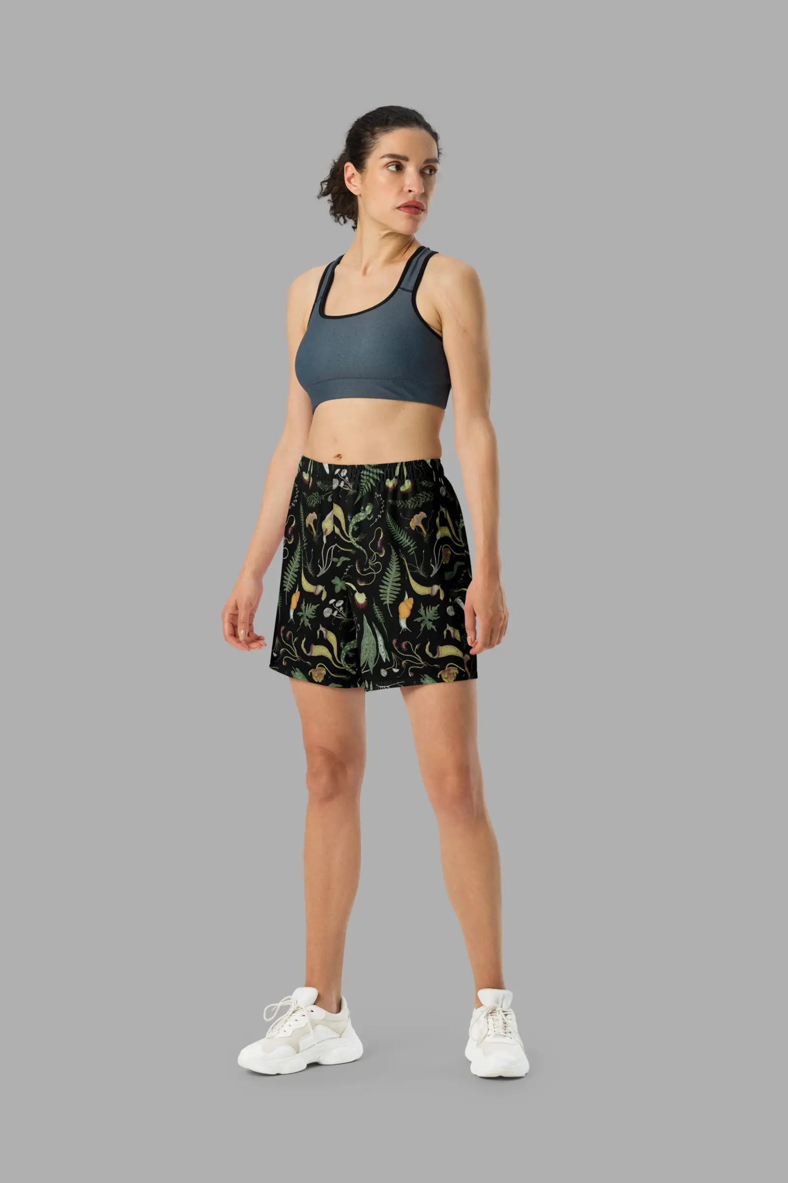 werewood print unisex long athletic/ swim shorts
