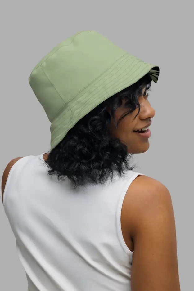 wiccans herbal print reversible bucket hat 2