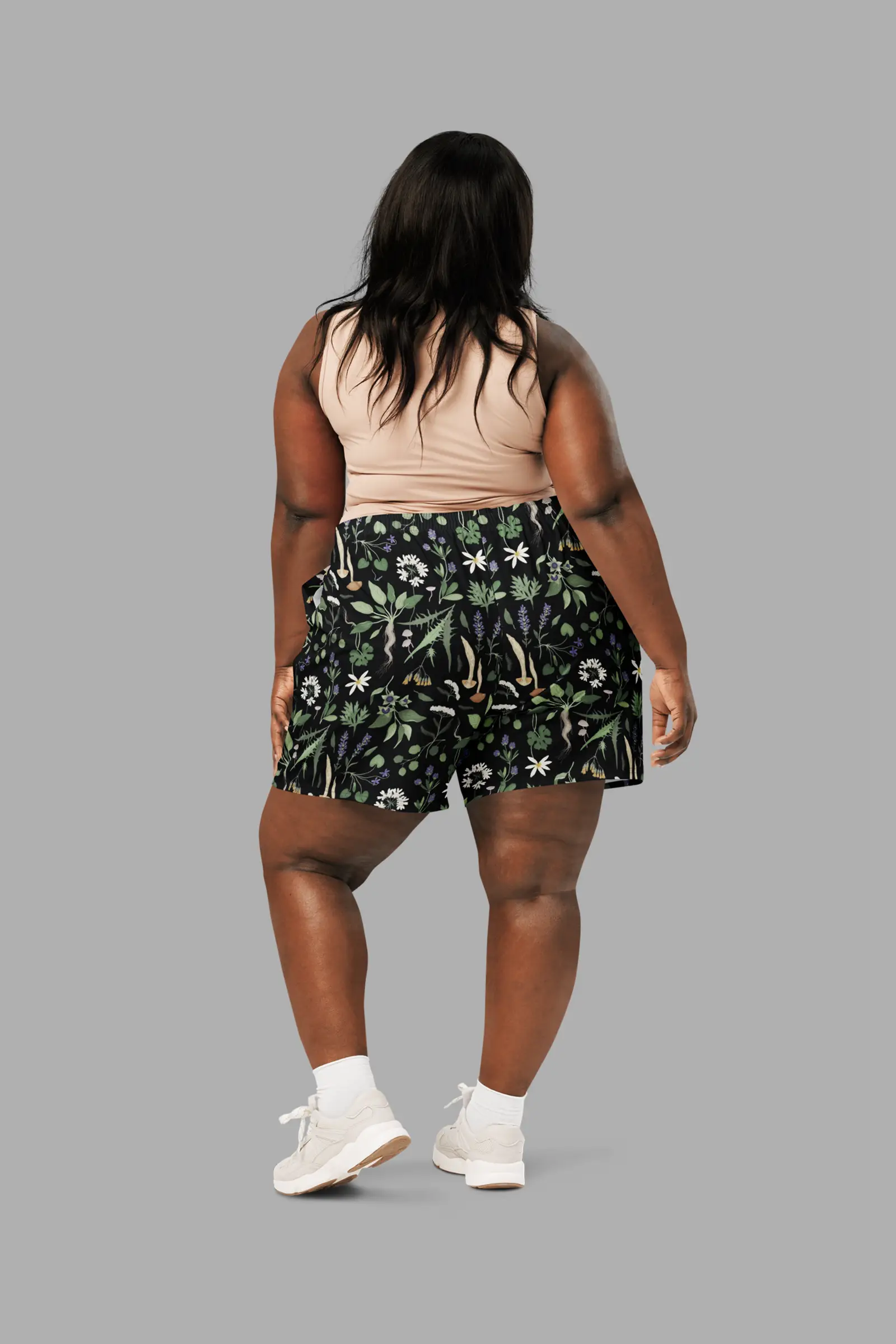 wiccans altar print unisex athletic/ swim long shorts