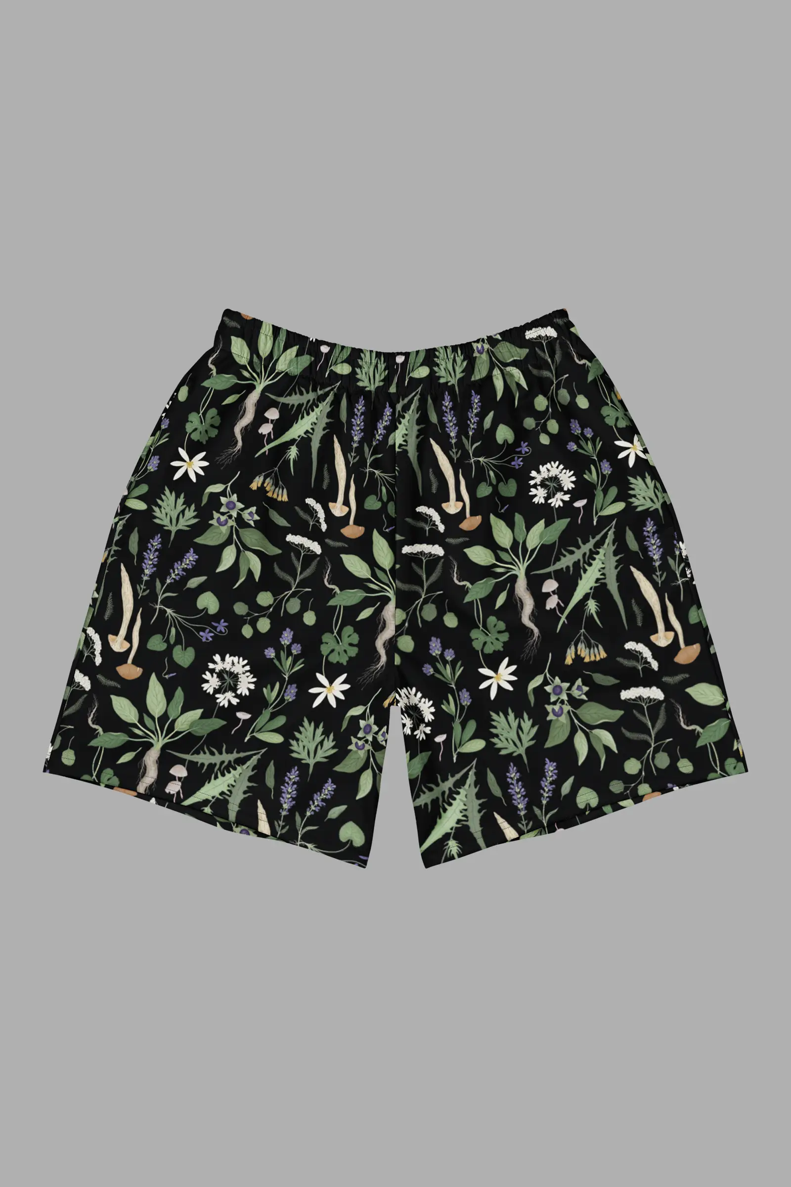 wiccans altar print unisex athletic/ swim long shorts