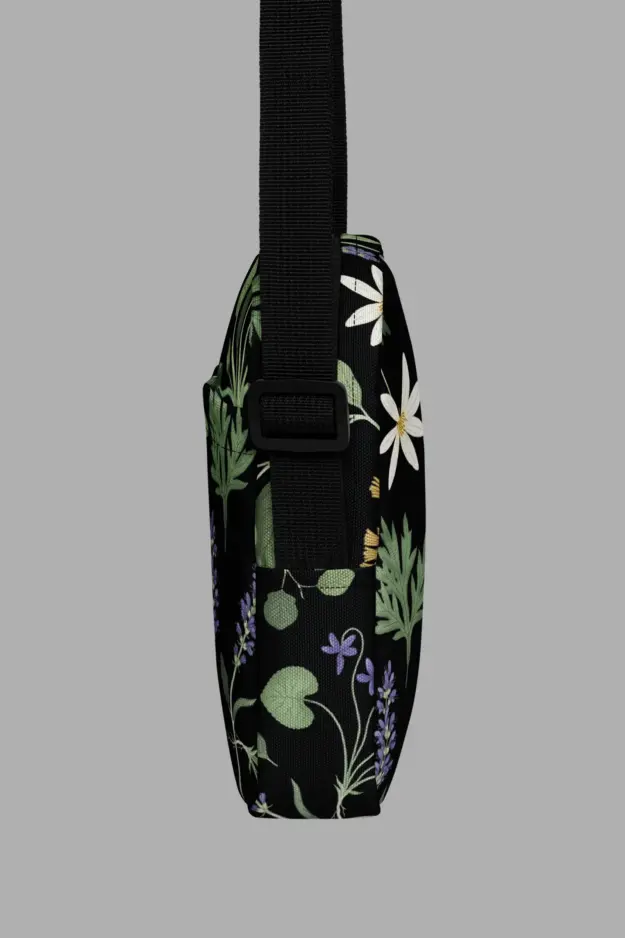 wiccans herbal print utility crossbody bag 3
