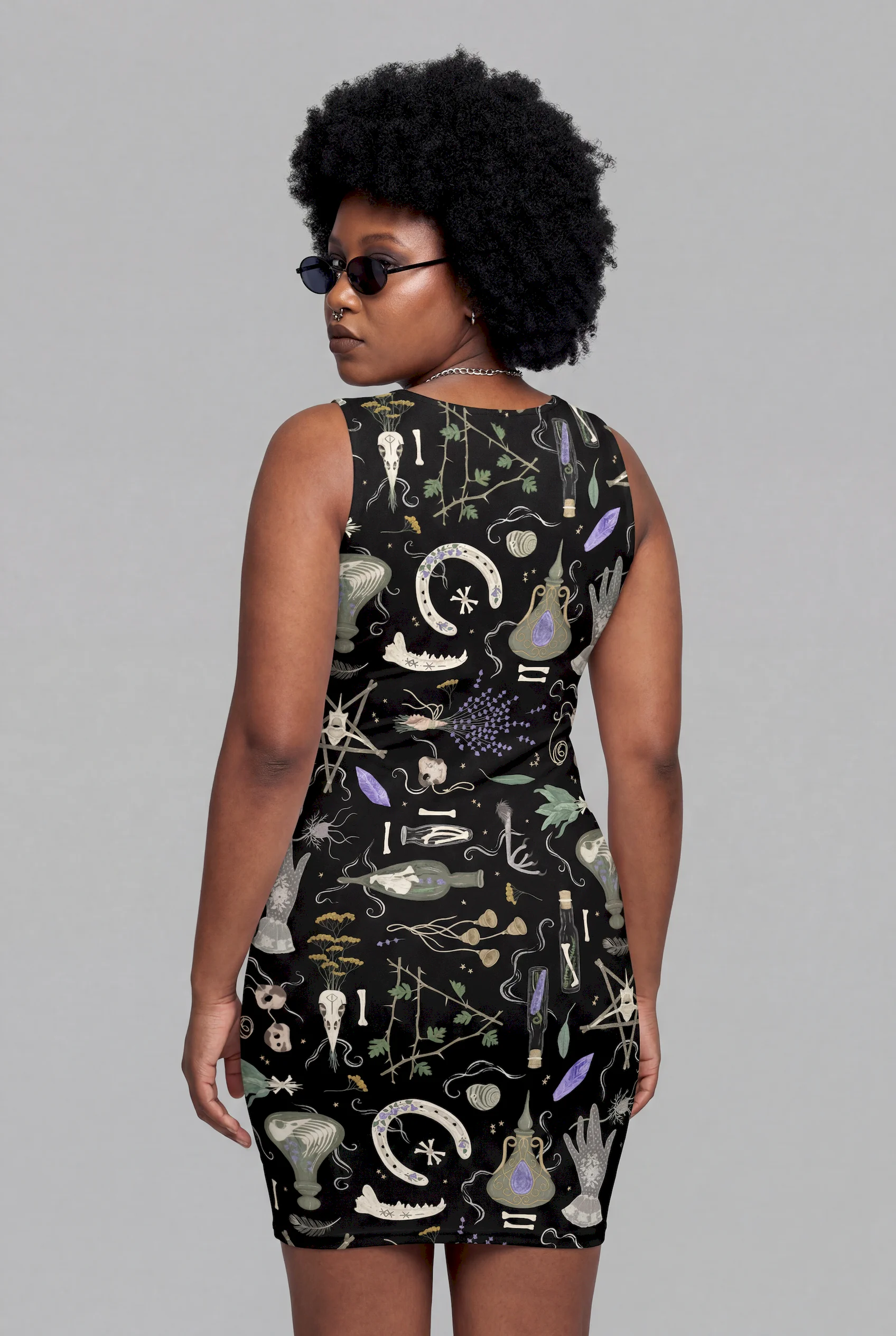 witches altar bodycon dress