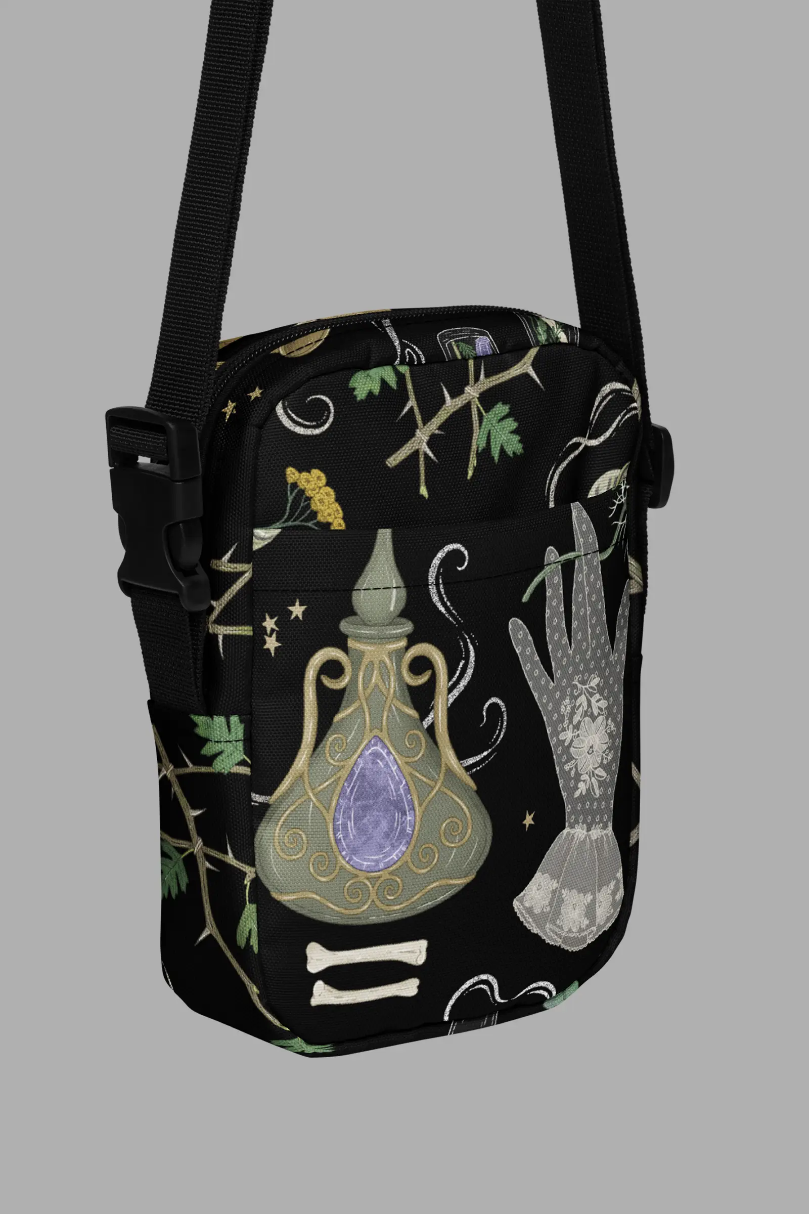 witches altar print utility crossbody bag 2