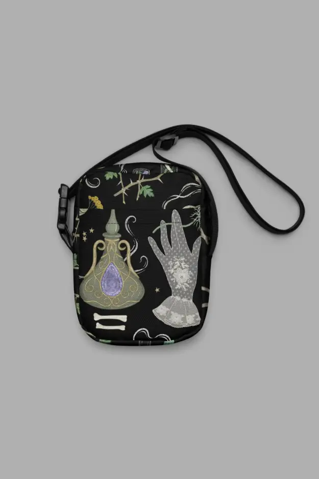 witches altar print utility crossbody bag 3
